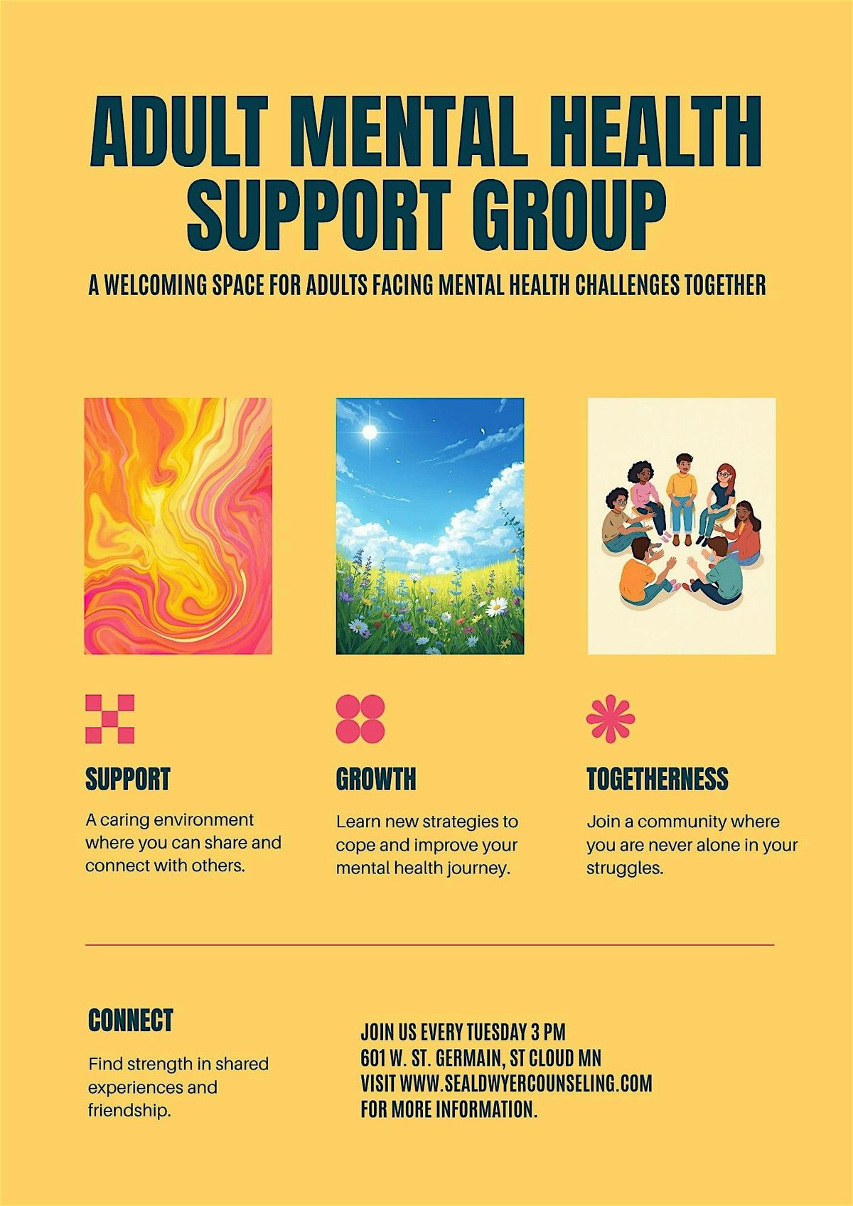 Adult Mental Health Support Group | Event in St. Cloud | AllEvents