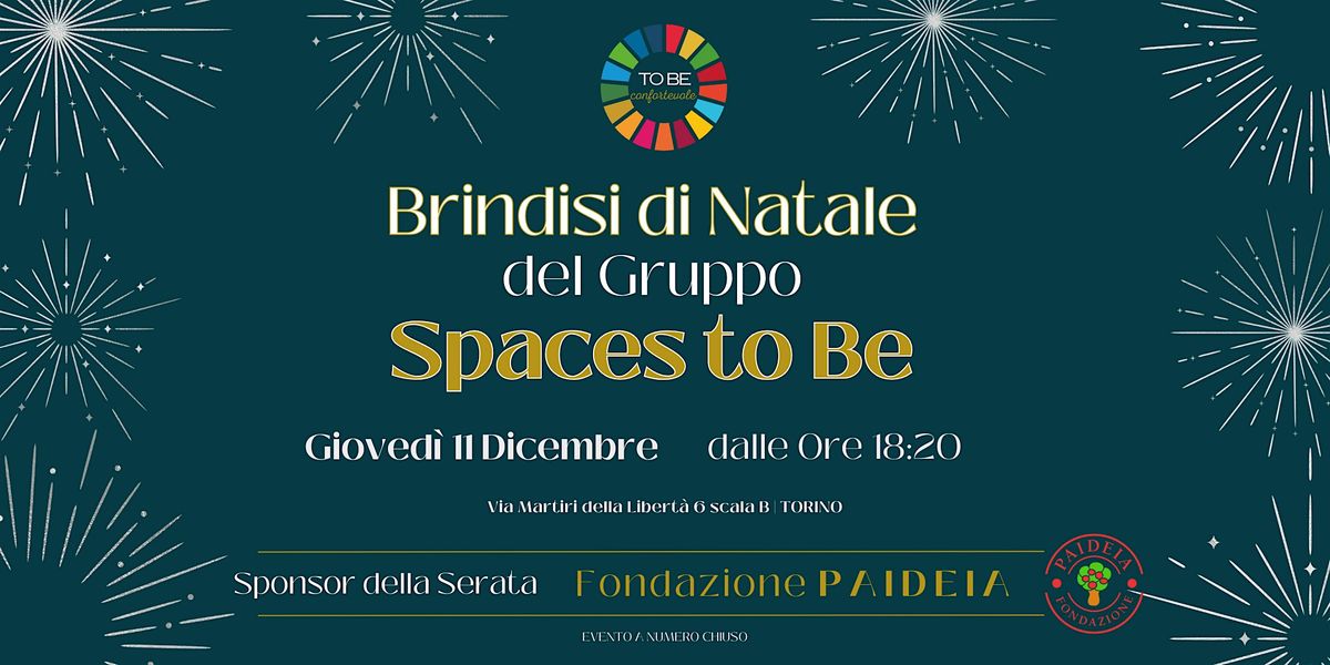 Brindisi di Natale 2025 - Spaces to Be, 11 December | Event in Torino | AllEvents