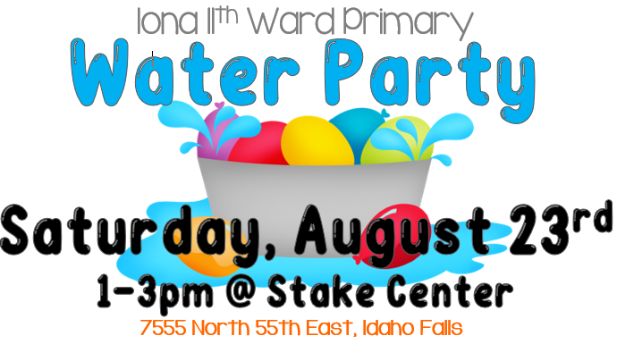 Iona 11th Primary Water Party, 23 August | Event in Idaho Falls | AllEvents