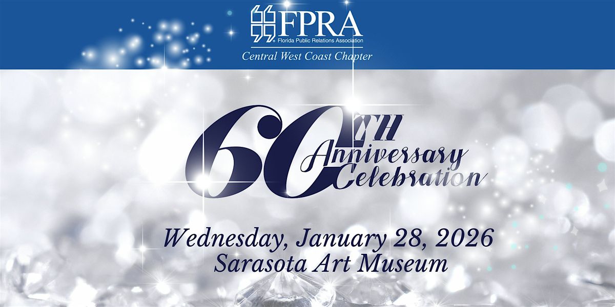CWC-FPRA 60th Anniversary Celebration, 28 January | Event in Sarasota | AllEvents