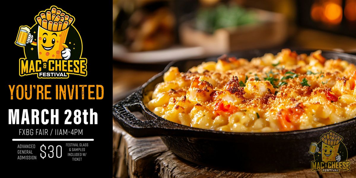 MAC & CHEESE FESTIVAL, 28 March | Event in Fredericksburg | AllEvents