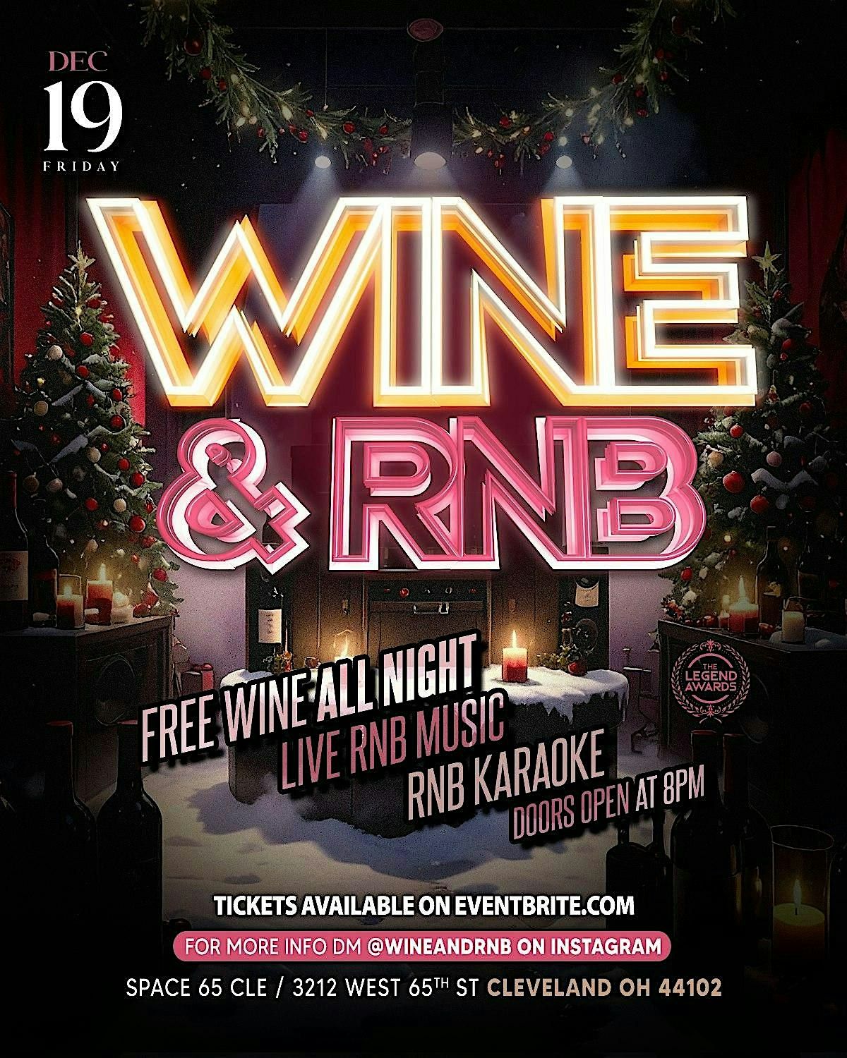 WINE & RNB, 19 December | Event in Cleveland | AllEvents
