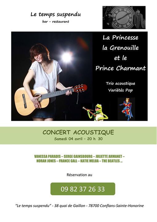 Concert Acoustique 2 Guitares 1 Voix At Le Temps Suspendu Conflans Sainte Honorine
