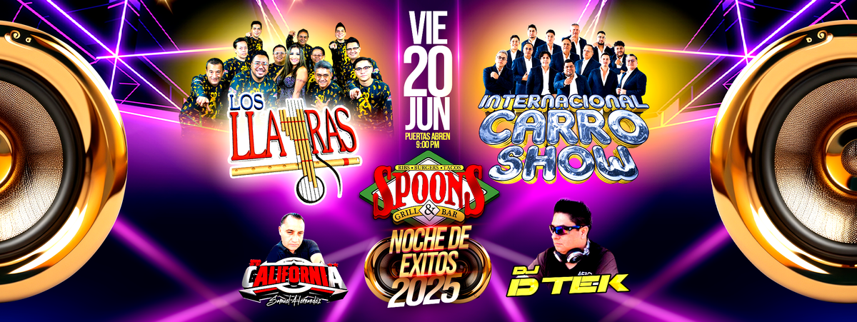 LOS LLAYRAS Y CARRO SHOW EN SANTA ANA, 20 June | Event in Santa Ana | AllEvents