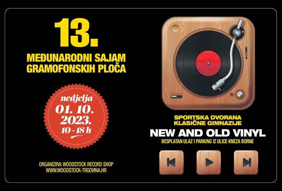 13. MEĐUNARODNI SAJAM GRAMOFONSKIH PLOČA ZAGREB | Event in Zagreb | AllEvents.in