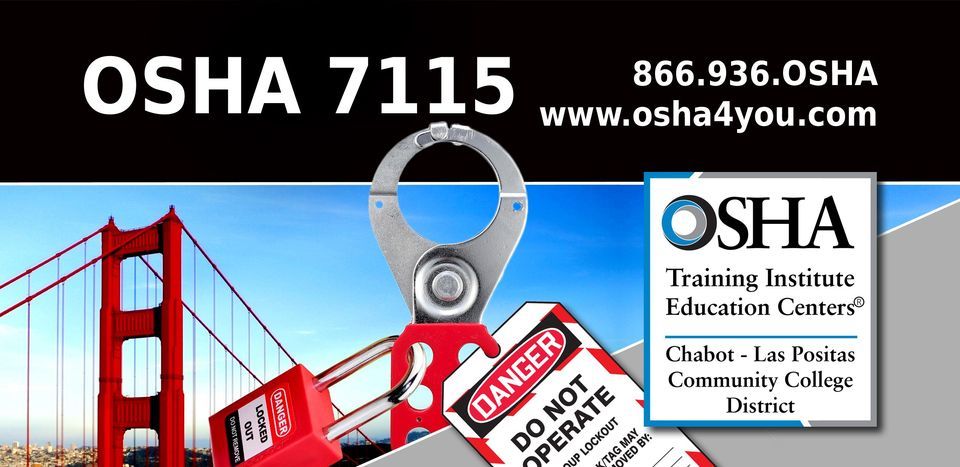 OSHA - 7115 Lockout/Tagout , Online event, Pleasanton, California, 2 ...