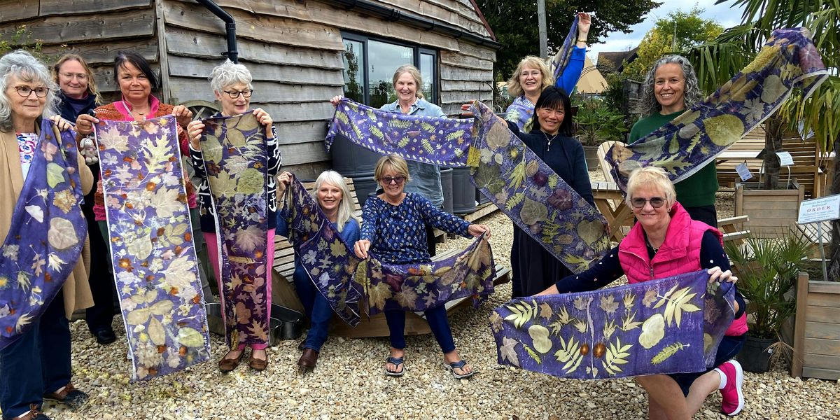 Creating Colourful Silk Scarves with Foliage with Pam Saturday 13th  June, 13 June | Event in Preston Bissett