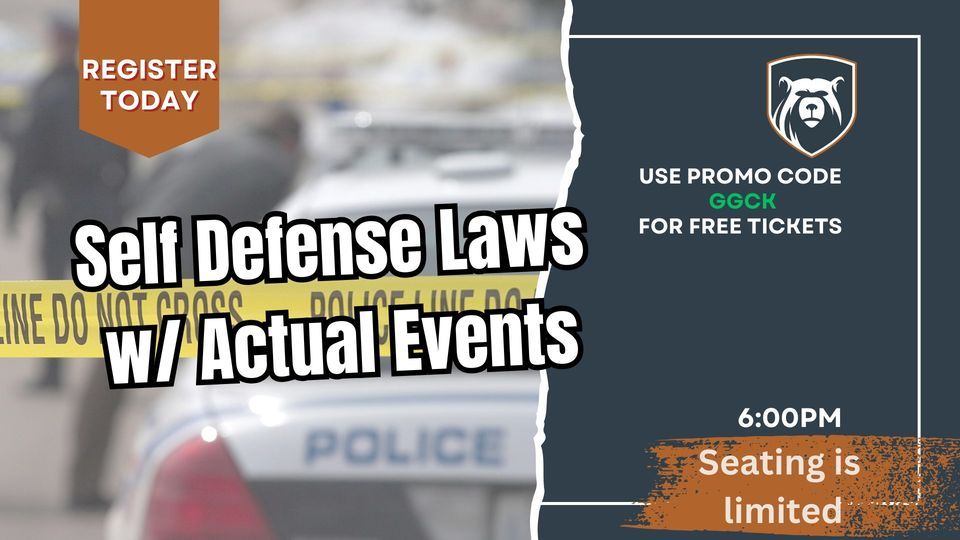 Self Defense Laws With Actual Events Kennesaw, GA 600pm, Governors