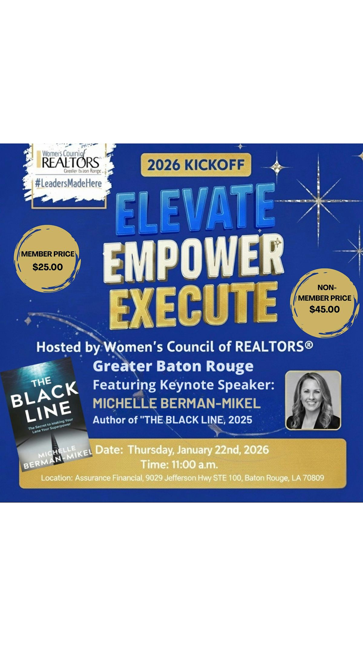 Elevate Empower Execute, 22 January | Event in Baton Rouge | AllEvents
