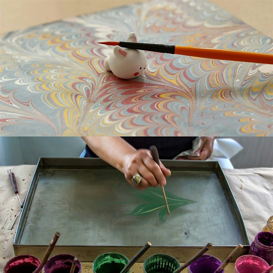 Make your own Marbled Paper - Community Craft, 17 February | Event in Plymouth | AllEvents
