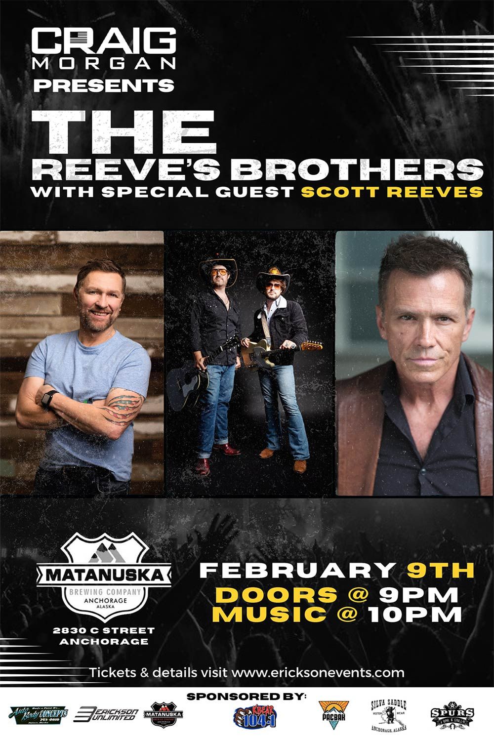 Scott Reeves and The Reeves Brothers, 17 September | Event in Pottstown | AllEvents