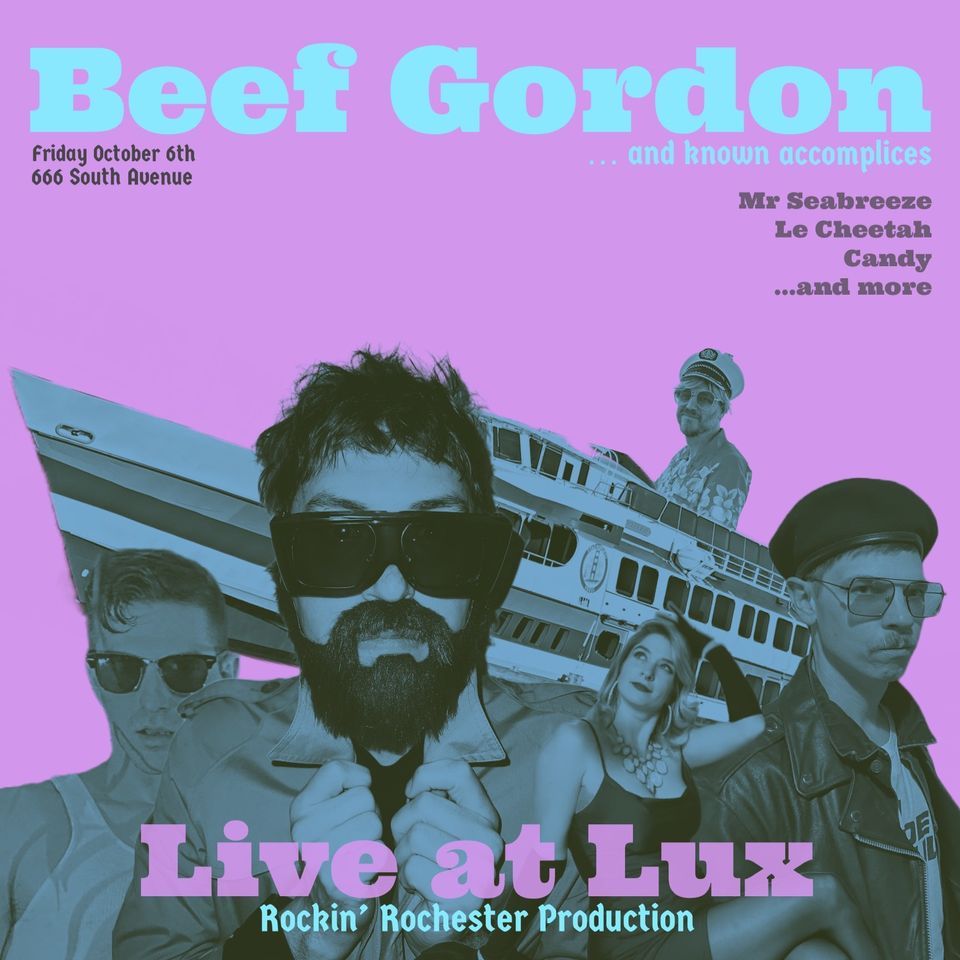 Beef Gordon.... and known accomplices at Lux!, Lux Bar, Rochester, 6