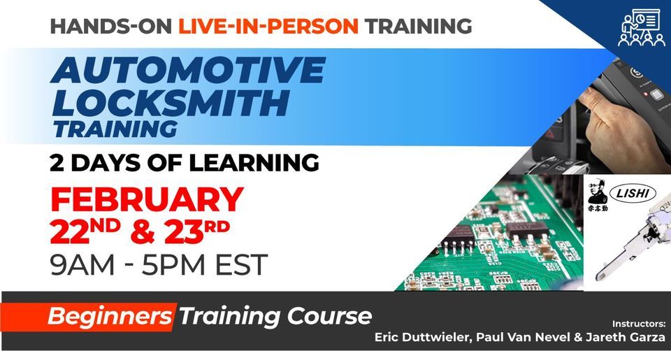 UHS InPerson Training Beginners Automotive Training Introduction