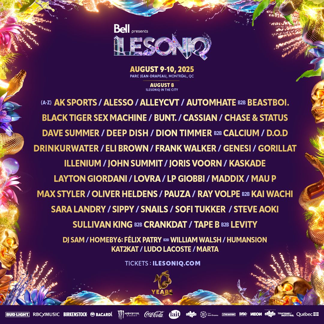 Ilesoniq - Sunday, 9 August | Event in Montreal | AllEvents
