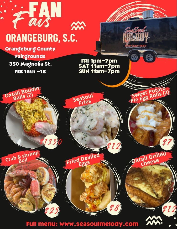 Oxtail Grilled cheese, oxtail boudin balls, Seafood boil, fried deviled