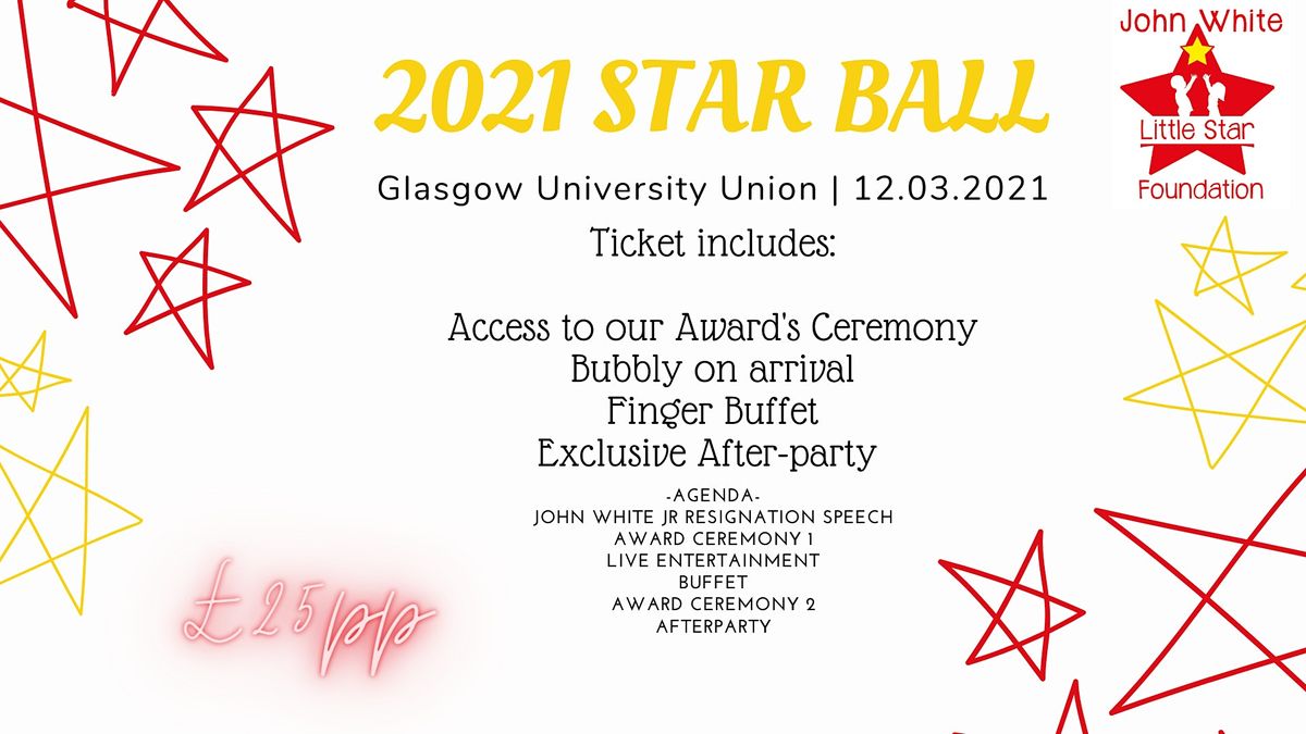 Star Ball 2021 Glasgow University Union March 12 2021 Allevents In glasgow university 2021 2022 calendar