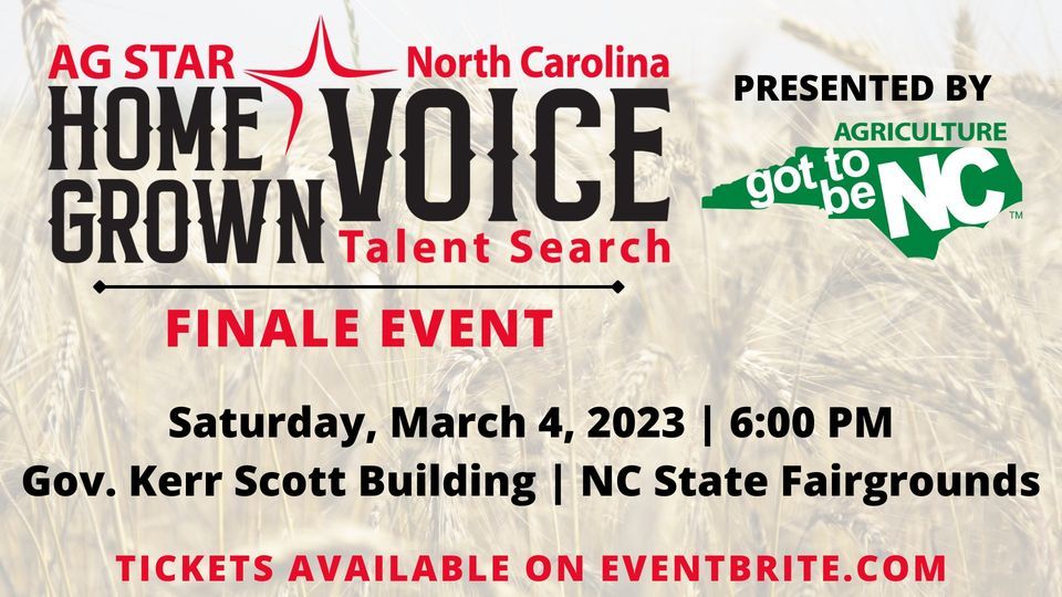 NC Ag Star Homegrown Voice Talent Search Finale, Kerr Scott building