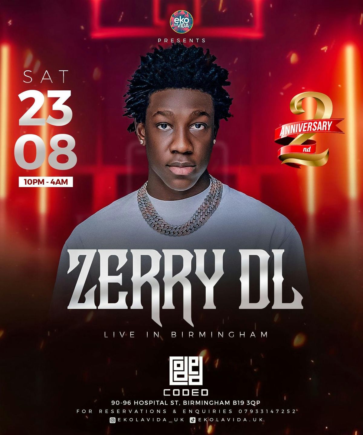 Zerrydl performing live , 23 August | Event in Birmingham | AllEvents