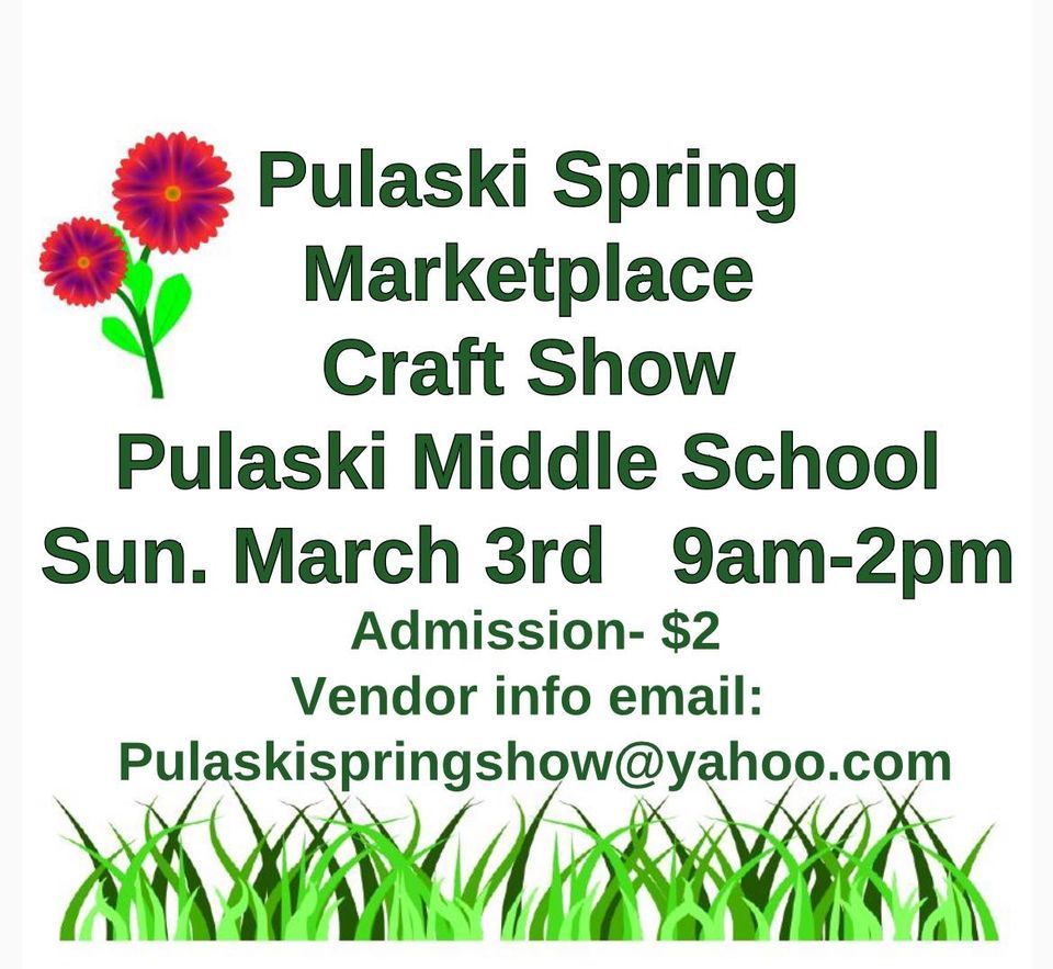 Pulaski Spring Marketplace Craft Show, Pulaski Community Middle School
