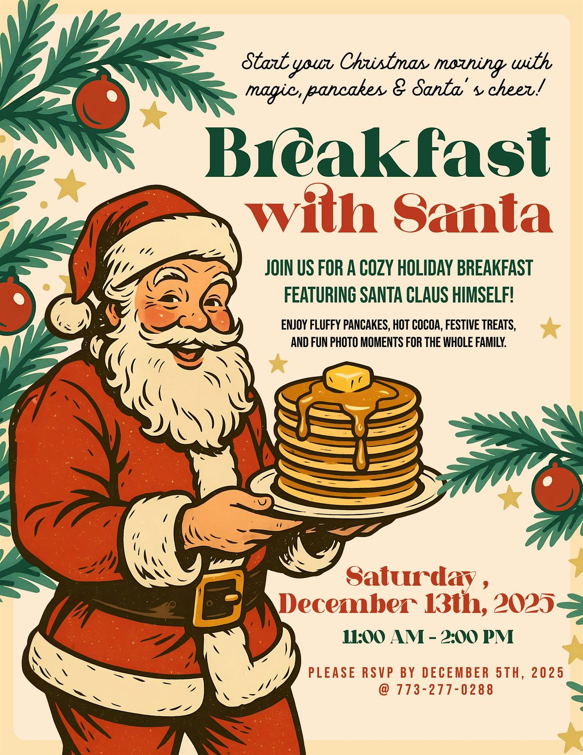 Breakfast with Santa, 13 December | Event in Chicago | AllEvents