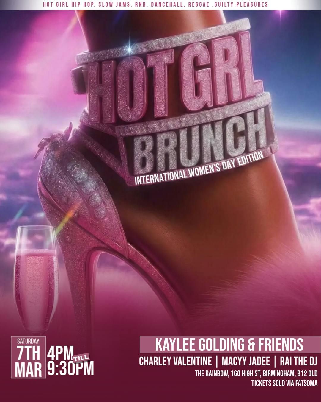 Hot Grl Brunch - 7th March 2026 - International Women's Day Celebrations