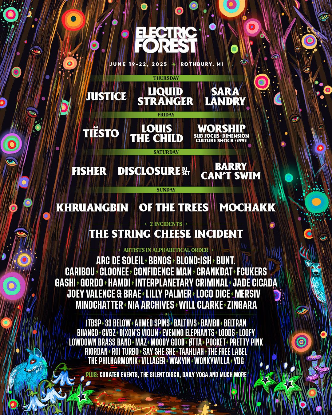 Electric Forest Fest - Thursday, 24 June | Event in Rothbury | AllEvents