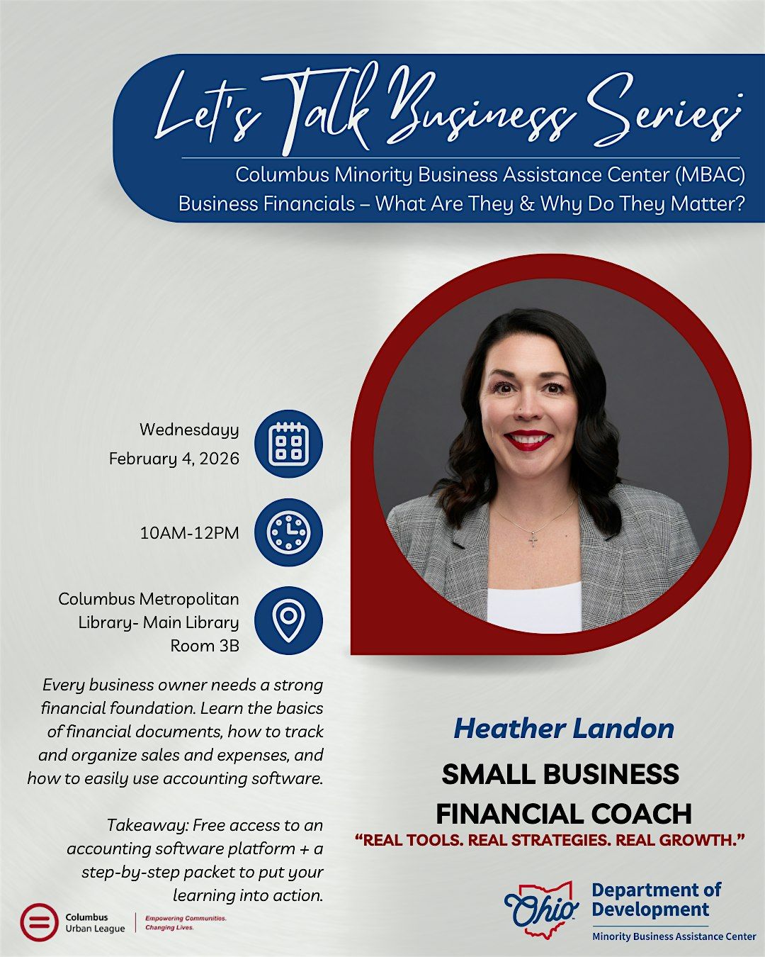 Business Financials  What Are They & Why Do They Matter?, 4 February | Event in Columbus | AllEvents