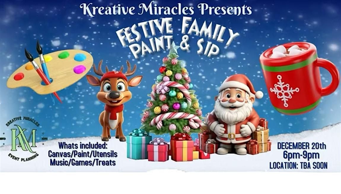 Festive Family Paint Time, 20 December | Event in Raleigh | AllEvents