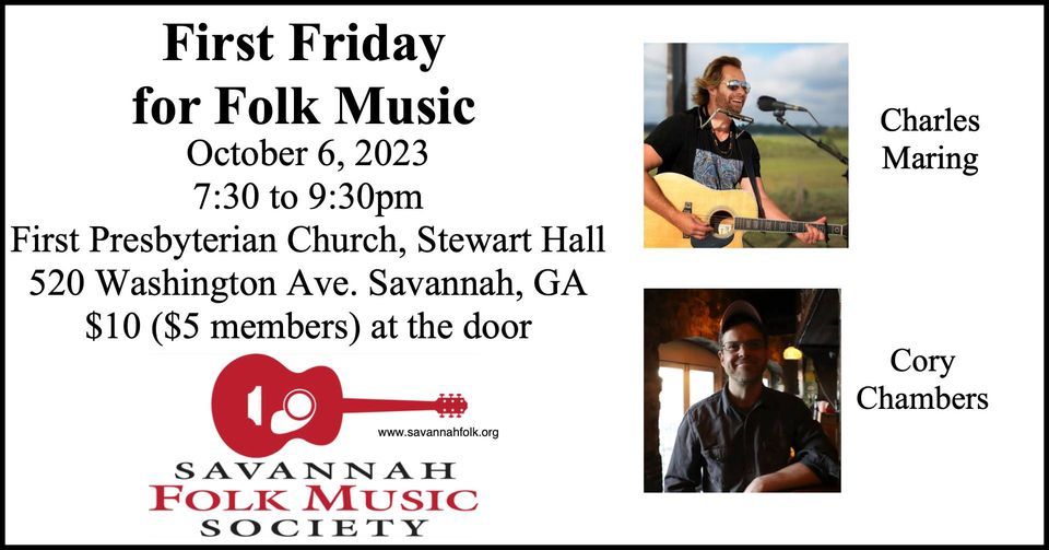 First Friday for Folk Music, First Presbyterian Church of Savannah