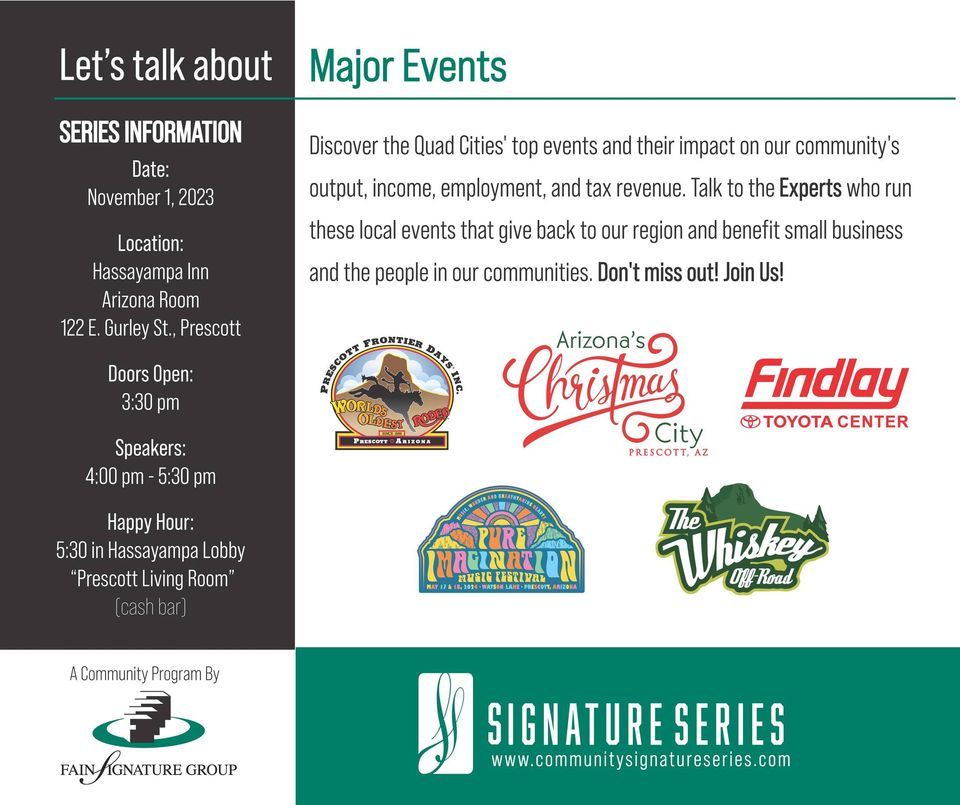 Lets talk about major events in quad cities hassayampa inn prescott
