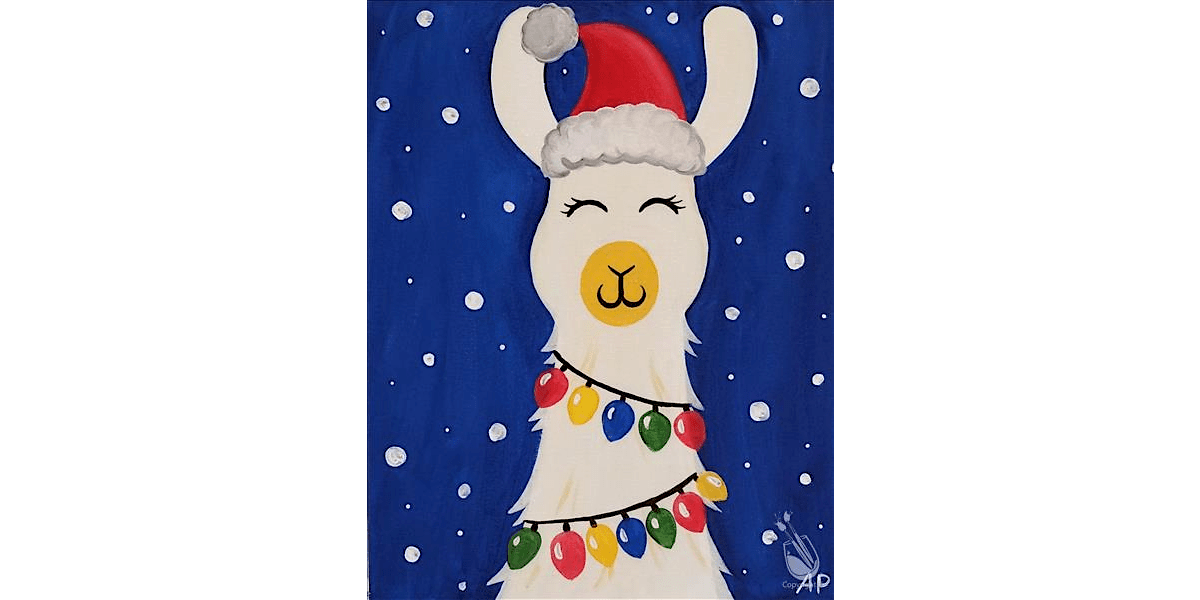 This Llama is Lit - Paint and Sip in Denver | Classpop!™, 21 December | Event in Denver | AllEvents