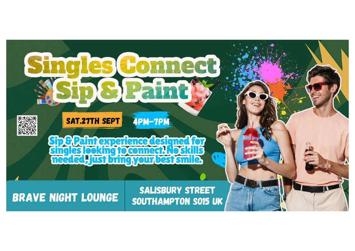 Singles Connect Sip &amp; Paint, 27 September | Event in Southampton | AllEvents