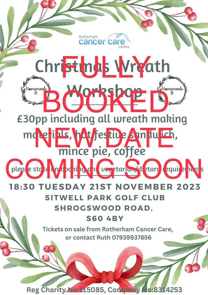 Christmas Wreath Workshop, Sitwell Park Golf Club, Rotherham, November 21 2023  AllEvents.in