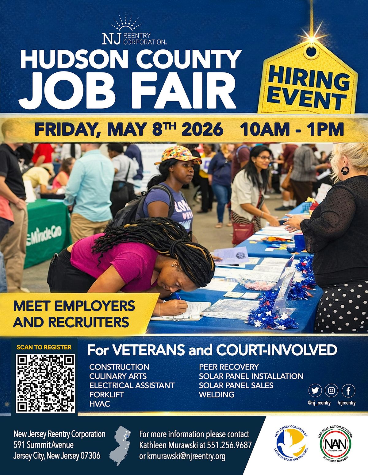 Hudson County Job Fair, 591 Summit Ave, Jersey City, 15 May 2026 ...