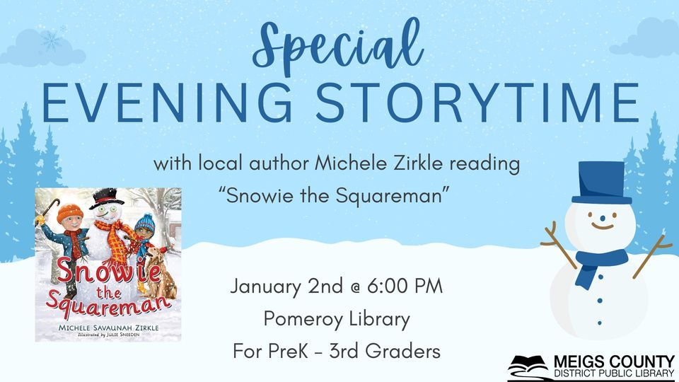 Evening Storytime Local Author, Meigs County District Public Library