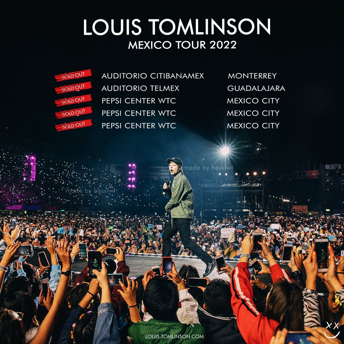 Louis Tomlinson Guadalajara Tickets, Arena VFG, Guadalajara AllEvents.in