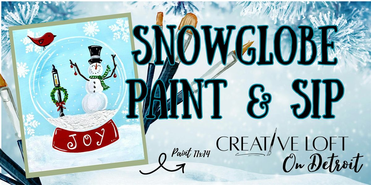 ❄️ Snowglobe Paint & Sip, 21 November | Event in Avon | AllEvents