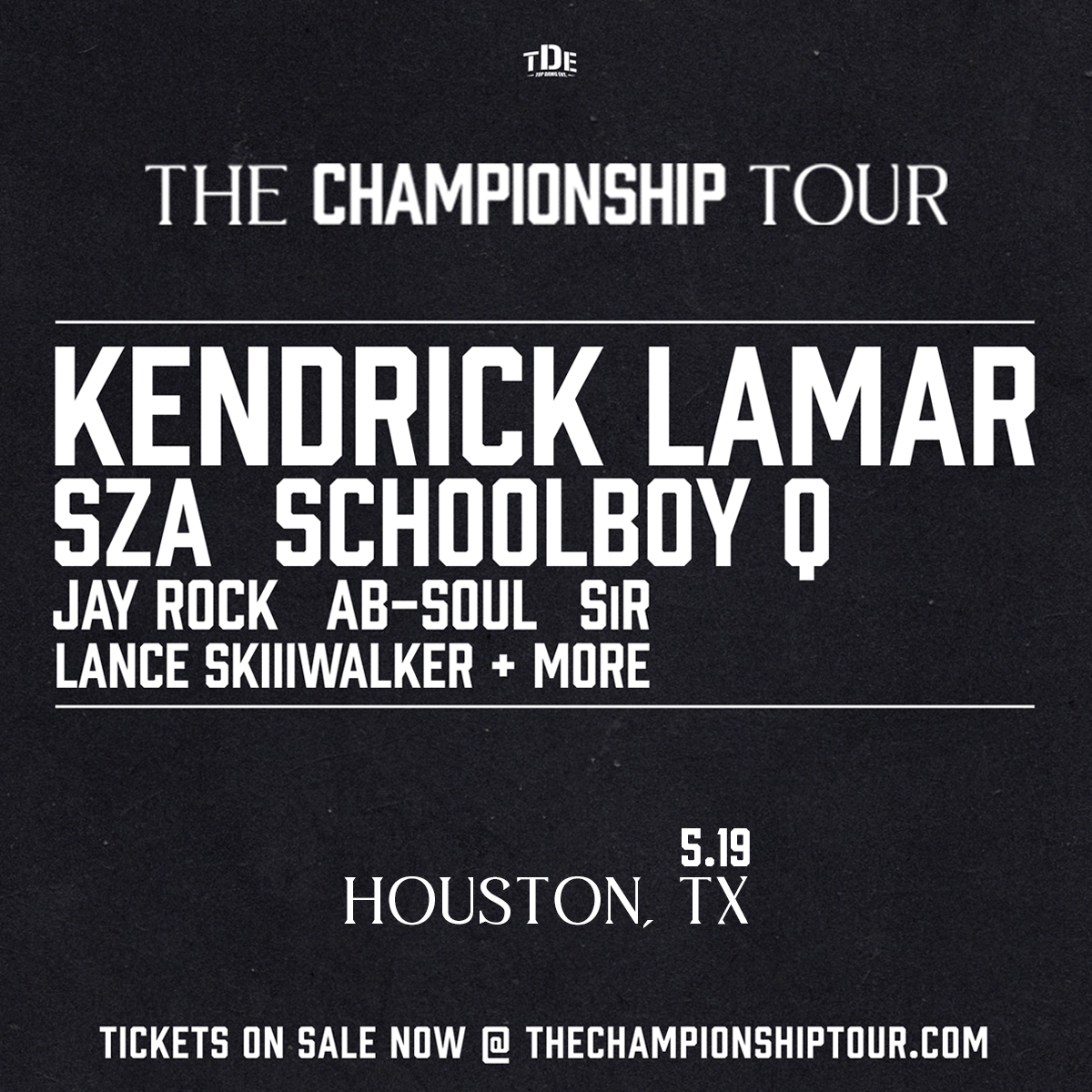 Kendrick Lamar and SZA, NRG Stadium, Houston AllEvents