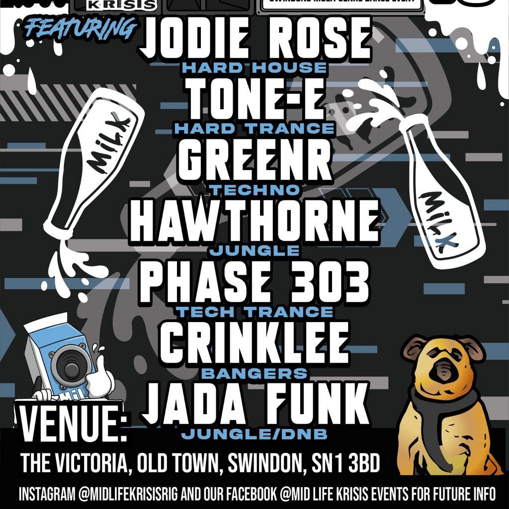 Mid Life Krisis 'DIVERSIFY' 2026, 10 January | Event in Swindon | AllEvents