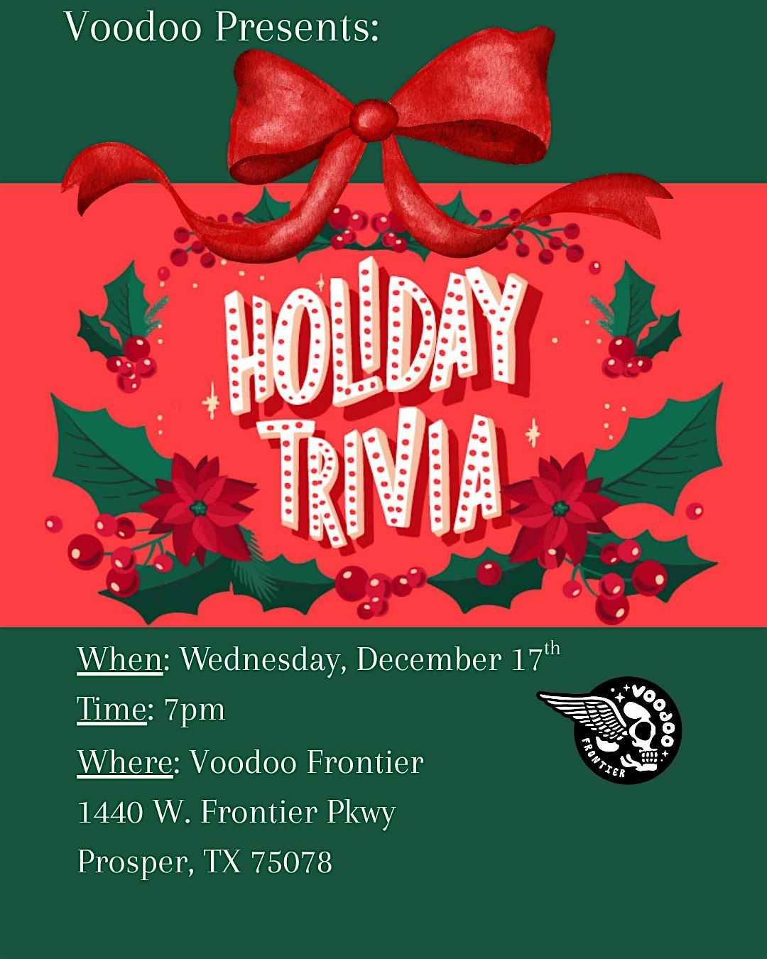 Christmas Trivia Night, 17 December | Event in Prosper | AllEvents
