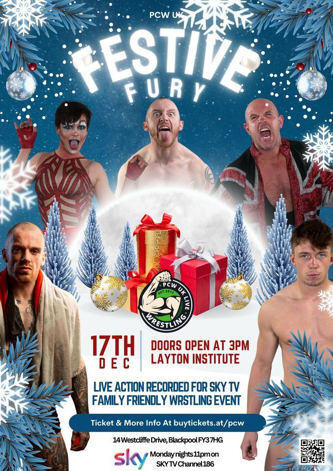 Wrestling In Blackpool - Festive Fury - Sky TV Taping, Layton Institute