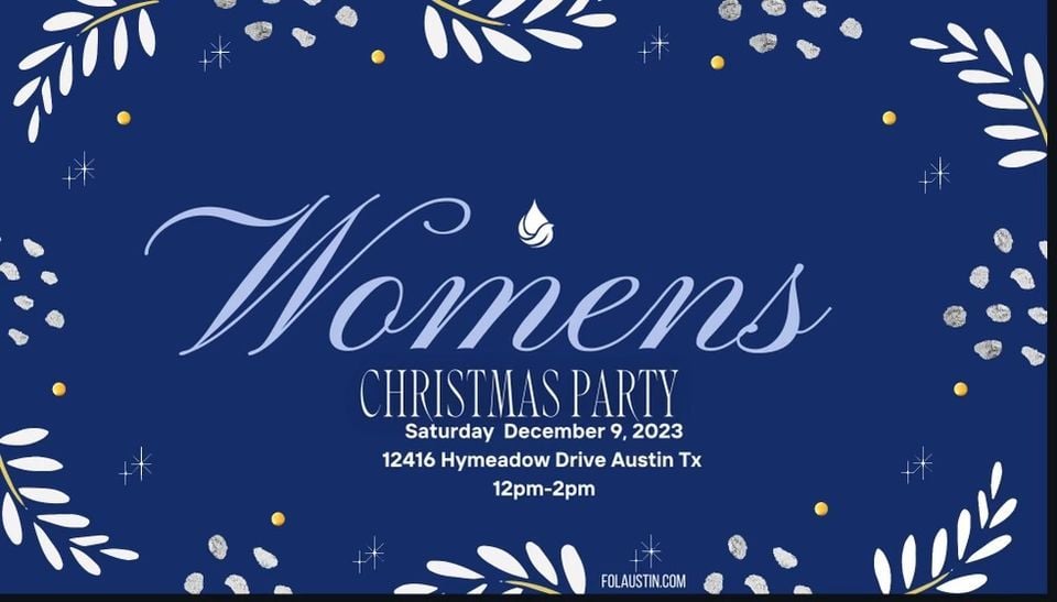 FOL Womens Christmas Party , Fountain of Life Church Fuente de Vida USA, Round Rock, 9 December