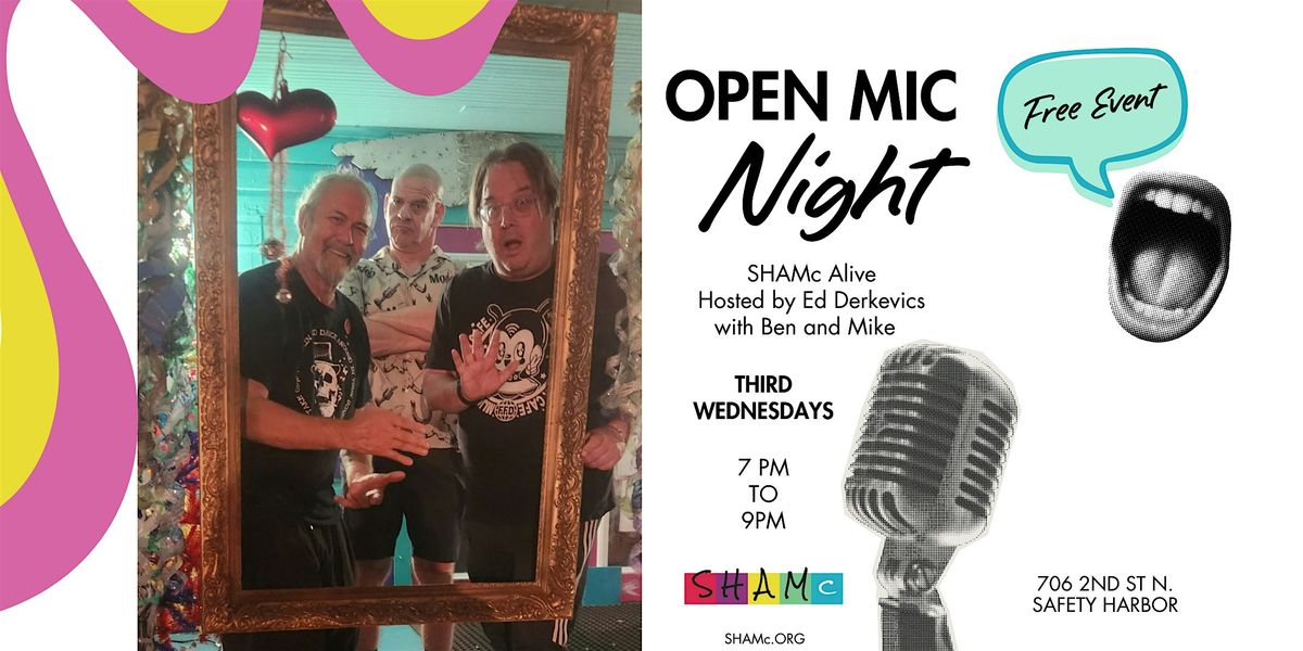 SHAMc Alive: Open Mic Night, 18 February | Event in Safety Harbor | AllEvents
