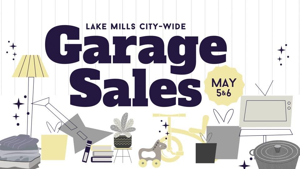 City Wide Garage Sales Lake Mills, Iowa, Lake Mills, Iowa, 5 May 2023