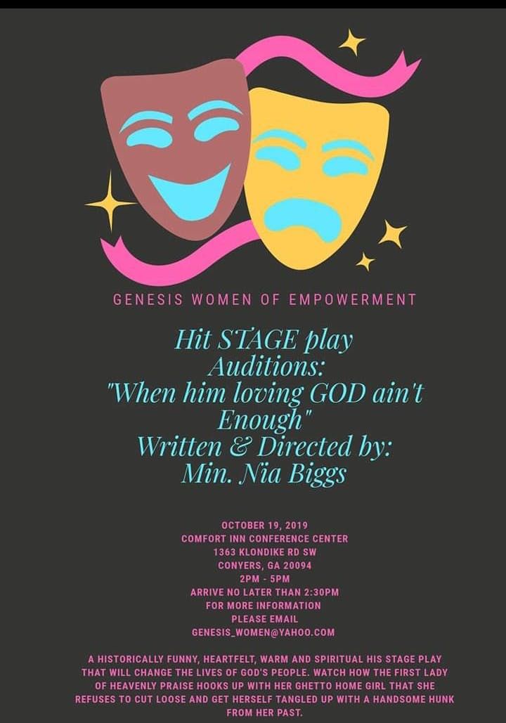 Play Auditions When Him Lovin God Aint Enough At Comfort Inn
