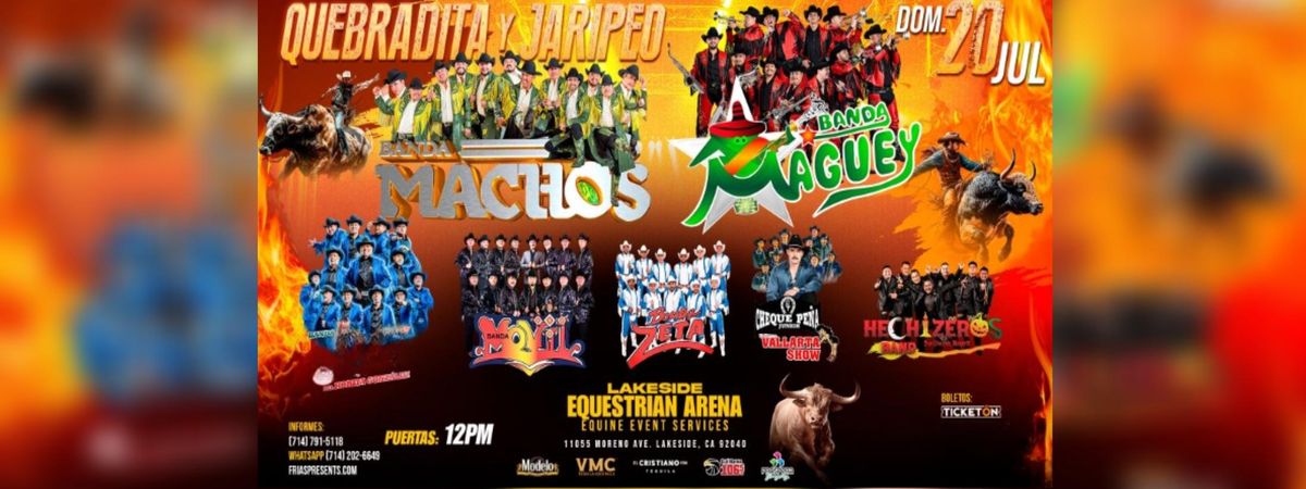 BANDA MACHOS, BANDA MAGUEY & MAS  in Lakeside, 20 July | Event in Lakeside | AllEvents