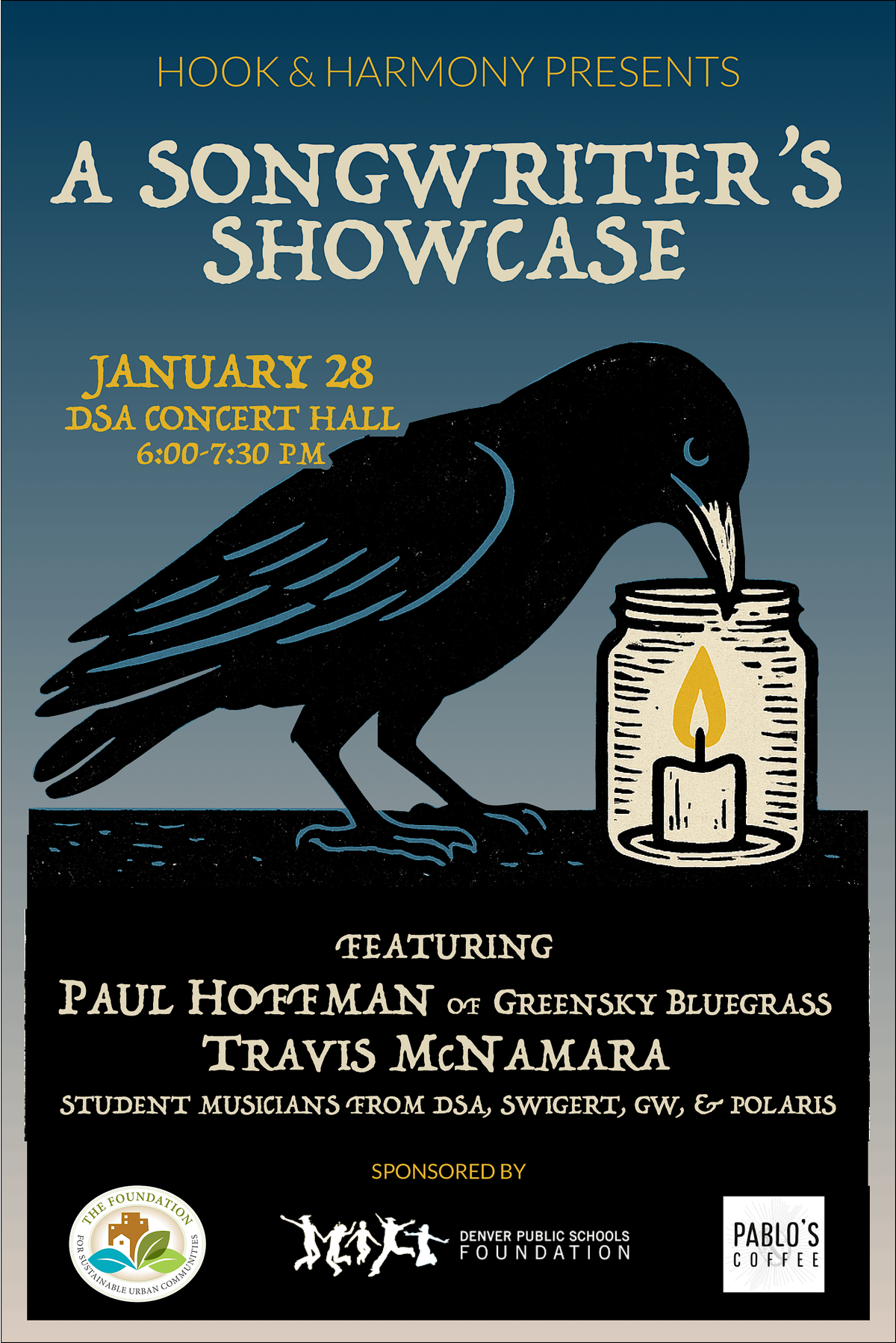 Hook and Harmony Showcase with Paul Hoffman and Travis McNamara, 28 January | Event in Denver | AllEvents
