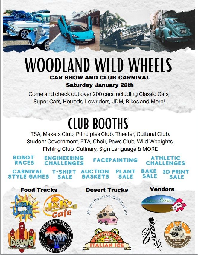 Woodland Wild Wheels Car Show, Woodland Middle School, North Port