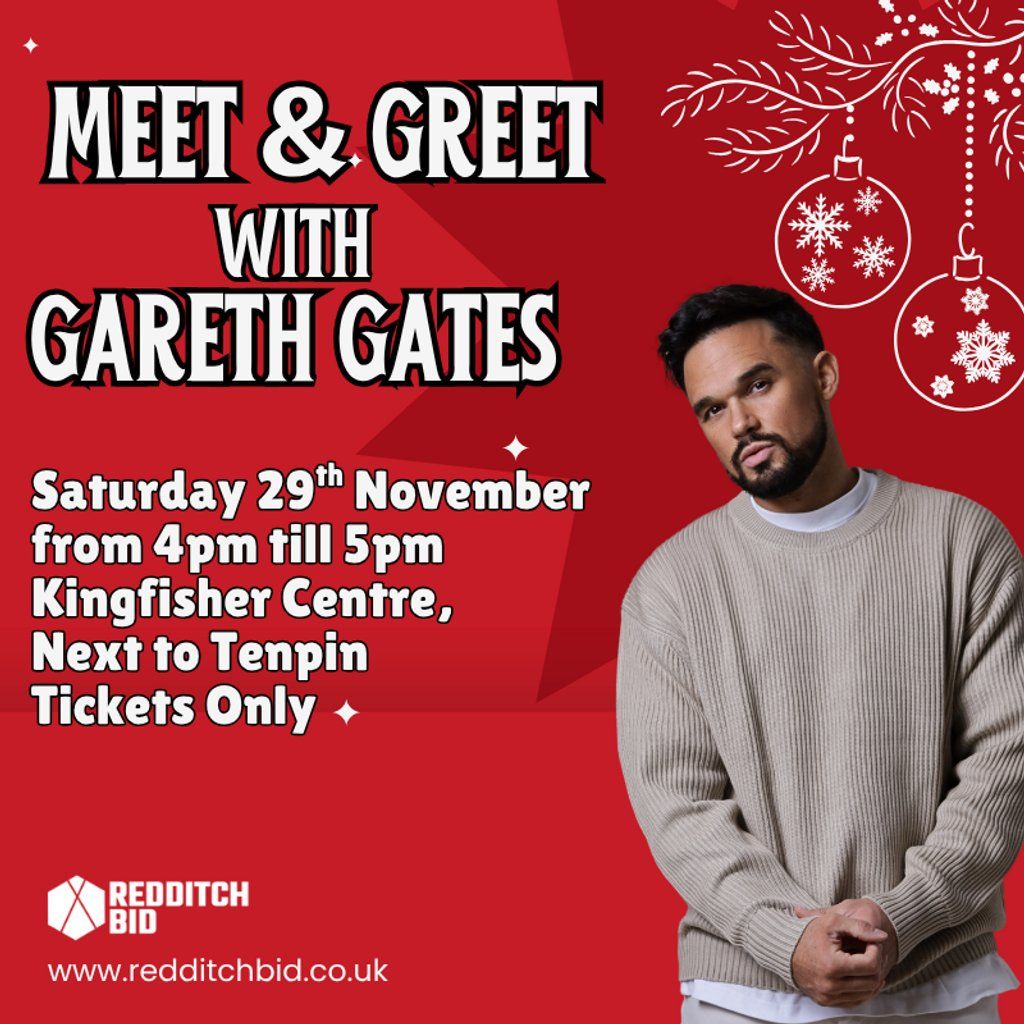 Meet and Greet with Gareth Gates, 29 November | Event in Redditch | AllEvents