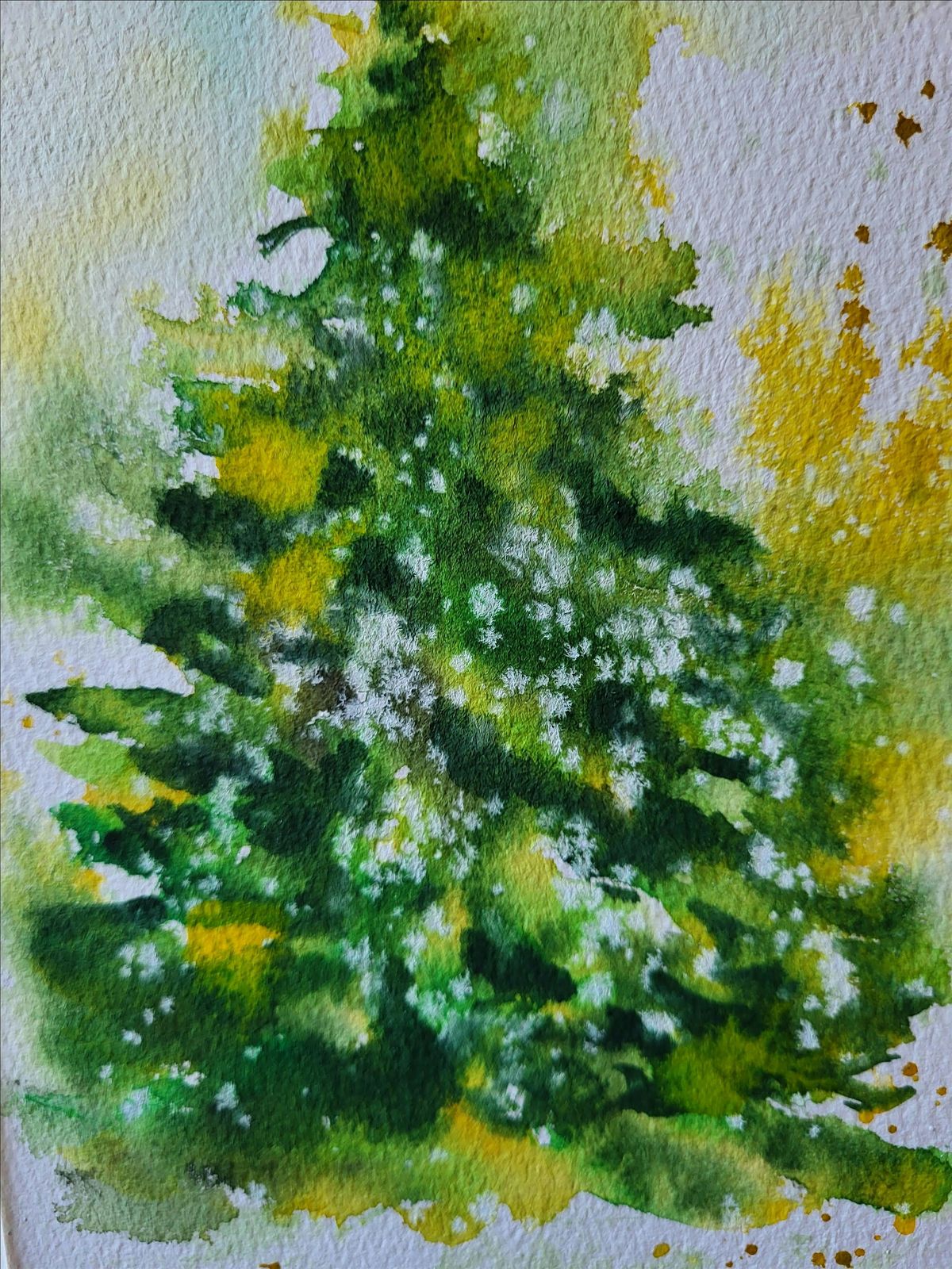 Beginner Watercolor Holiday Card Class, 14 December | Event in Middleboro | AllEvents
